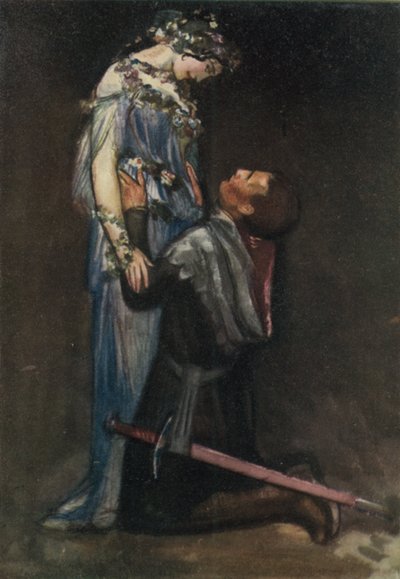 ジョン・キーツのラ・ベル・ダム・サンス・メルシー 作： Robert Anning Bell